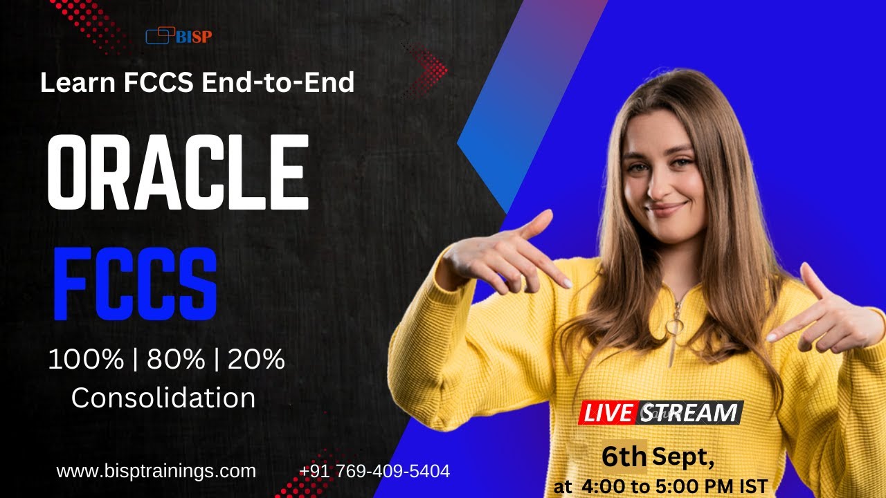 LIVE Webinar: Oracle FCCS – 100%, 80% & 20% Consolidation Explained