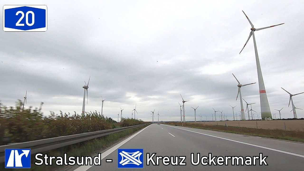 Germany: A20 AS Stralsund - Kreuz Uckermark