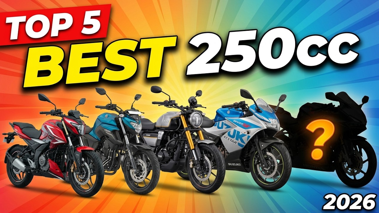 Top 5 Best 250cc Bikes in India 2026 🔥| Best Sports & Street Bikes Under Budget! &ndash; Biker24⚡