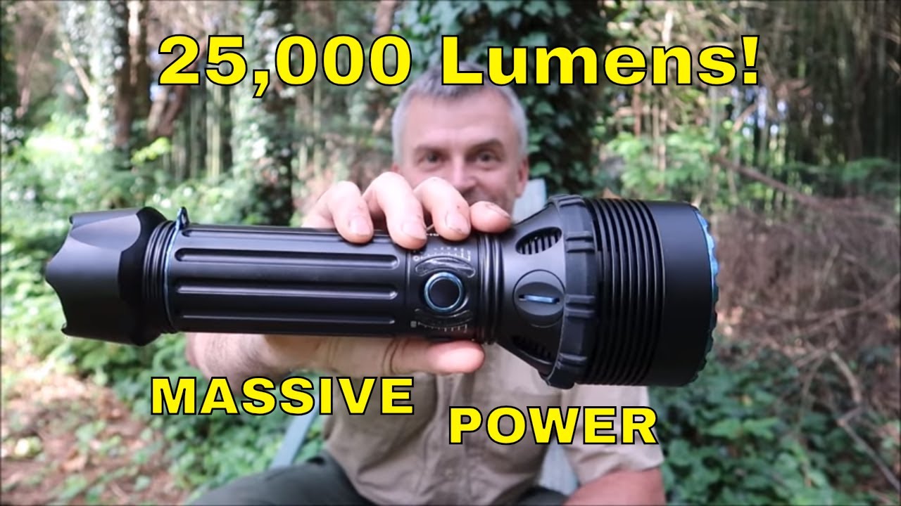 OLIGHT X9R MARAUDER FLASHLIGHT: 25,000 LUMENS!