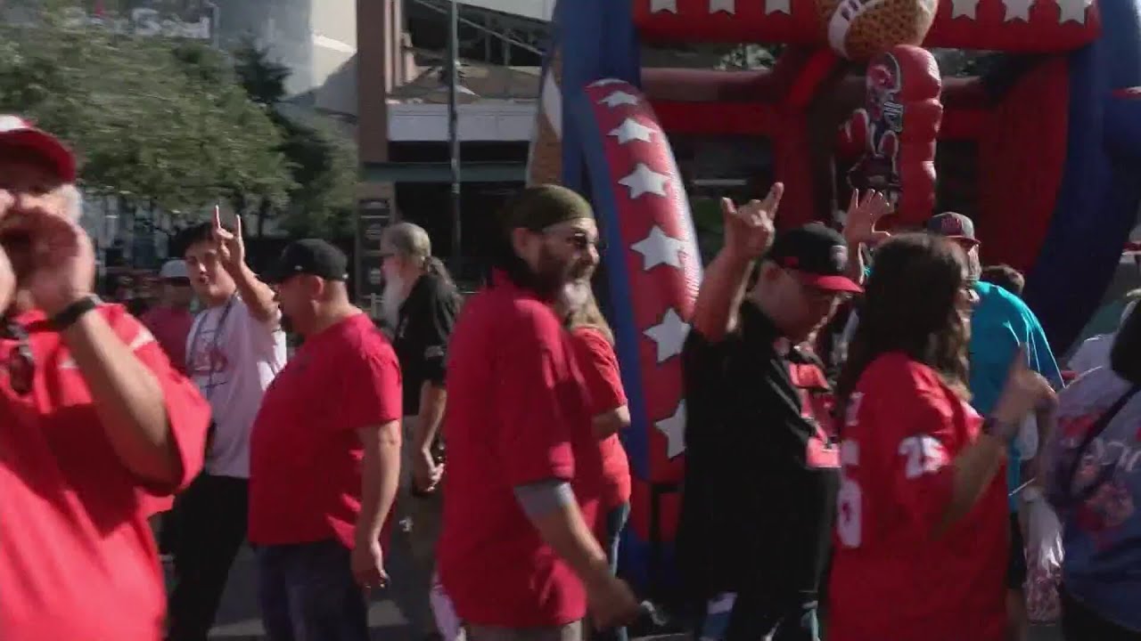 Fans make the trip to support the Lobos in the Rate Bowl in Phoenix