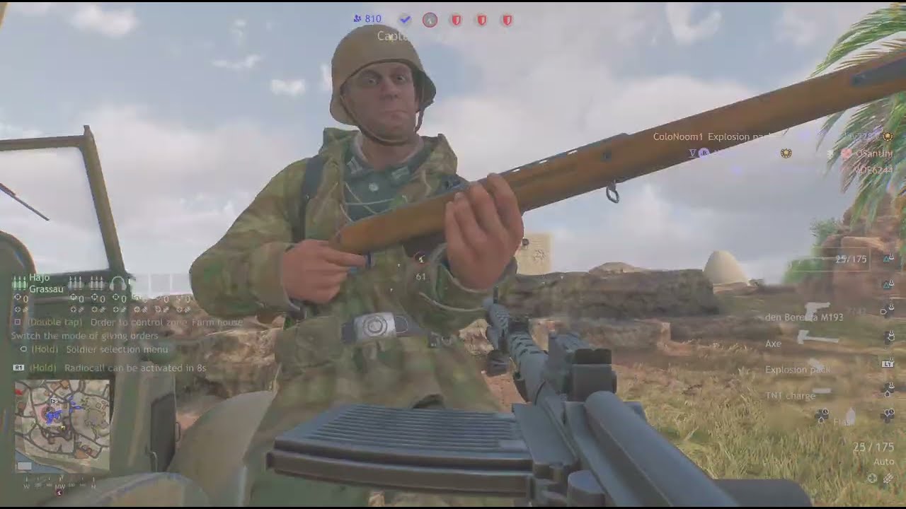 Enlisted(PS5)TUNISIA(Axis BR2) Kahif cave village East (Invasion)Attack/No Commentary 2602100610