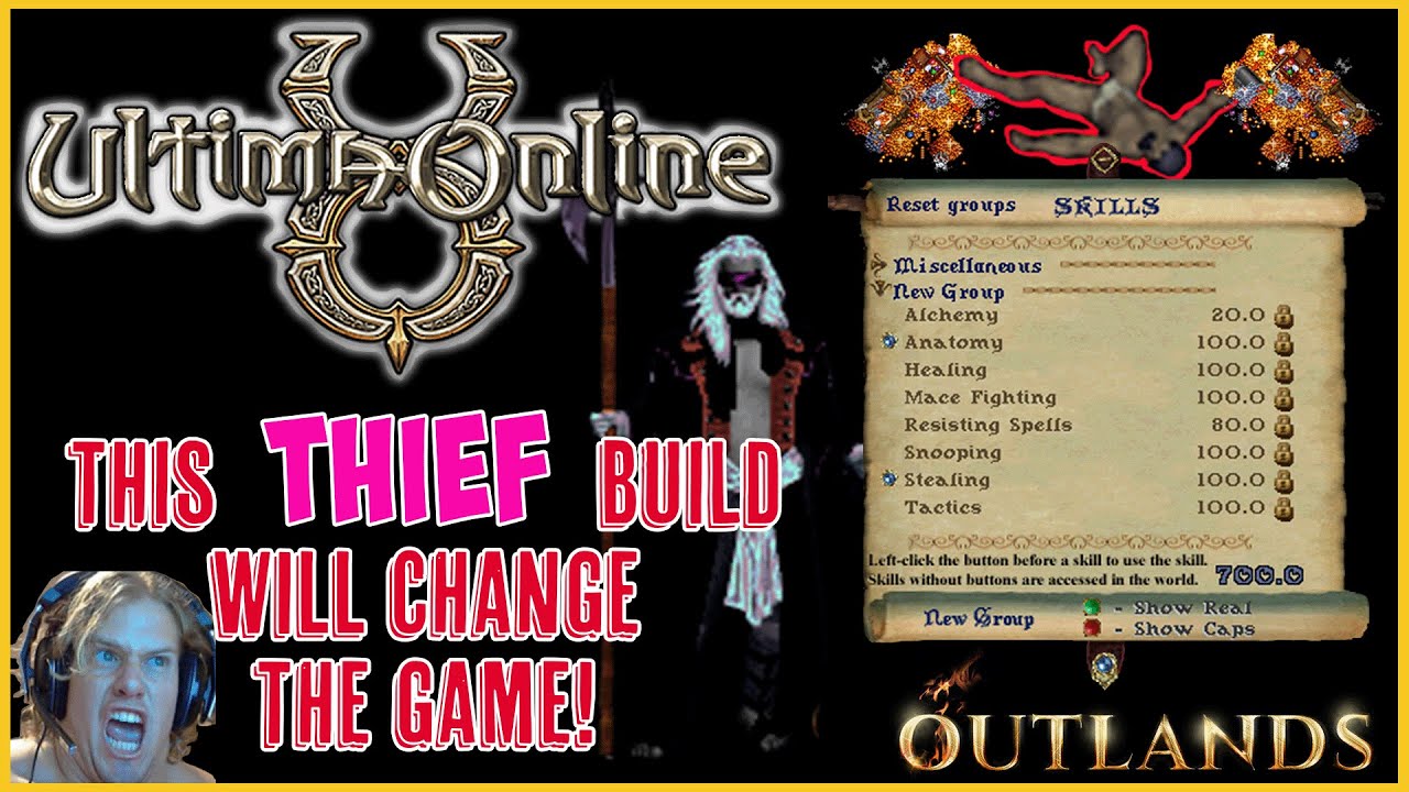UO Outlands - This Thief Build will CHANGE the Game! Ultima Online 2022