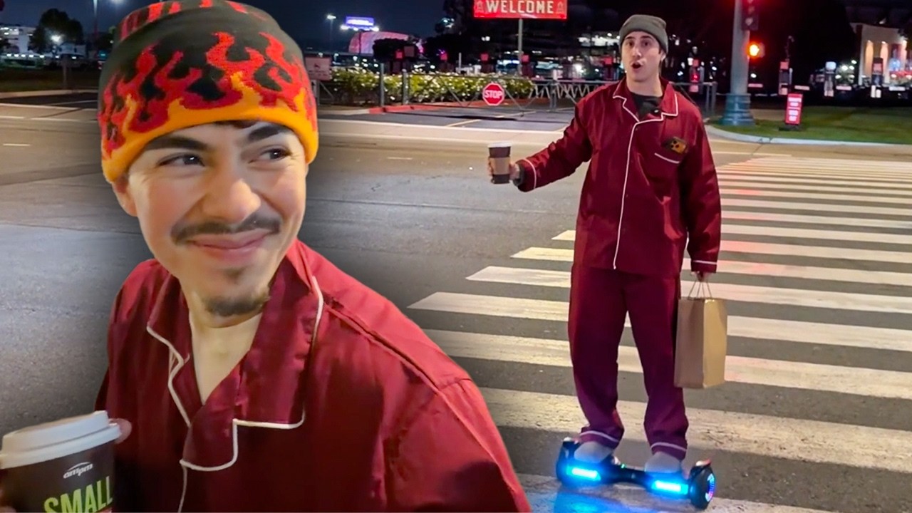 Ночевка на ховерборде, мукбанг