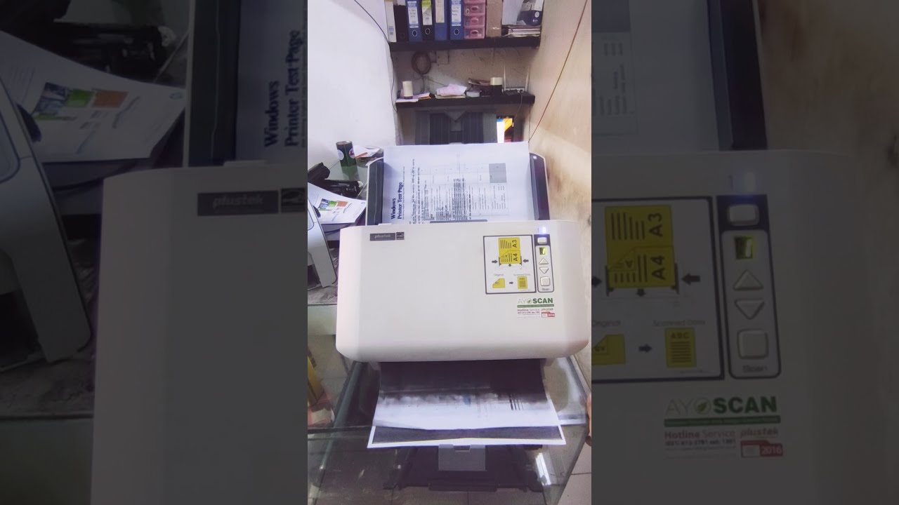 Tes Scaner Plustek Smart Office SC8016U