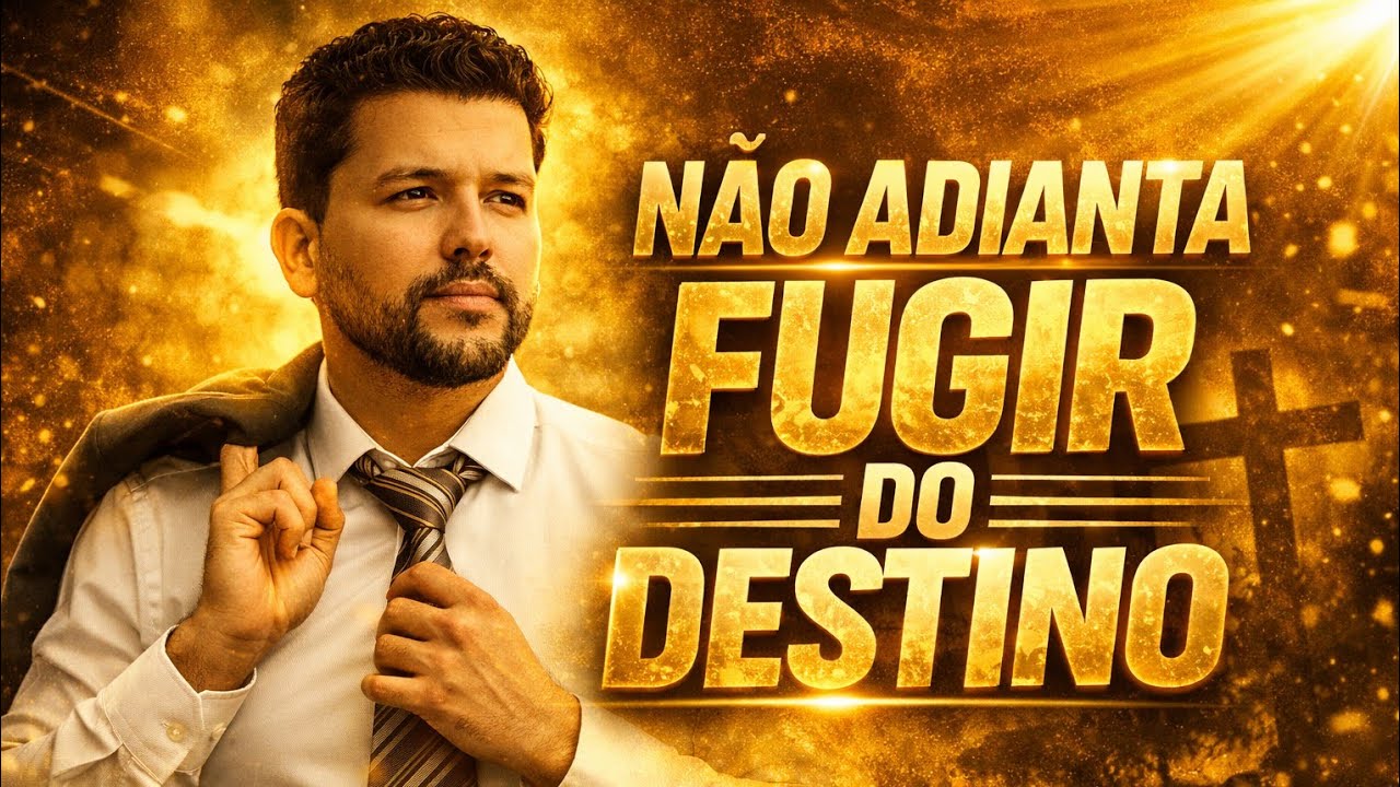 NÃO ADIANTA FUGIR DO DESTINO QUE DEUS ESCREVEU