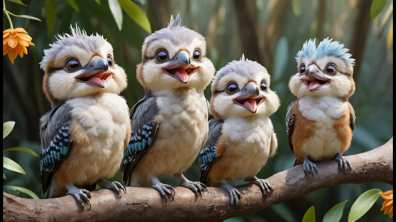 Five Little Kookaburras Laugh Laugh Laugh | Australian Animal Songs & Nursery Rhymes