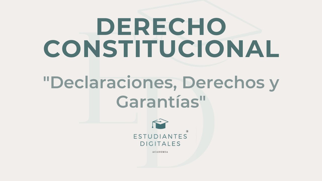Clase de Declaraciones, Derechos y Garantías por Estudiantes Digitales