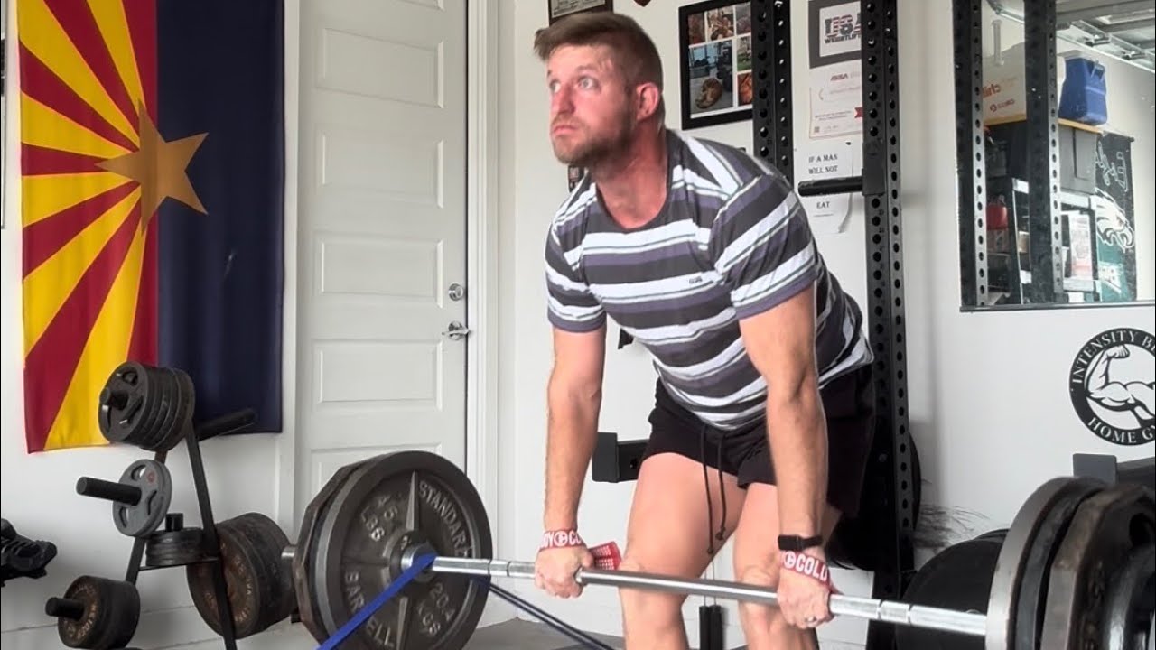 In Season Bye Week Banded Deadlifts 
