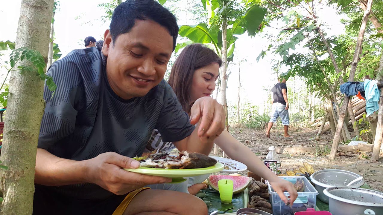 MUKBANG IN THE FARM VERY ORGANIC 😍