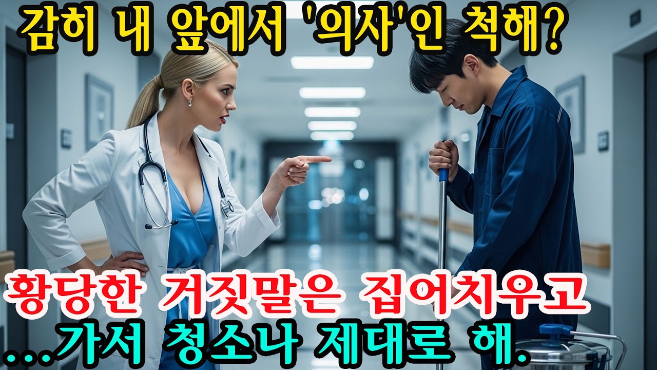 “너무 거슬리는데, 좀 비켜줄 수 있어요?” ― 베를린 병원에서 독일인 여의사가 한국인 청소부를 공개적으로 무시했고, 그 충격적인 결말 | 오디오북