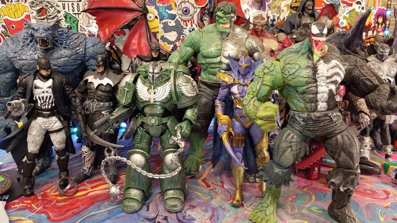 TOP 20 CUSTOMS I MADE OF ALL TIME! MARVEL ▪️DC▪️SPAWN▪️NECA