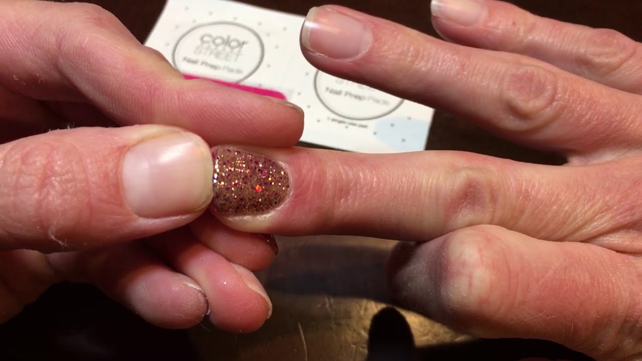 The easiest way to apply Color Street 100% real nail polish strips