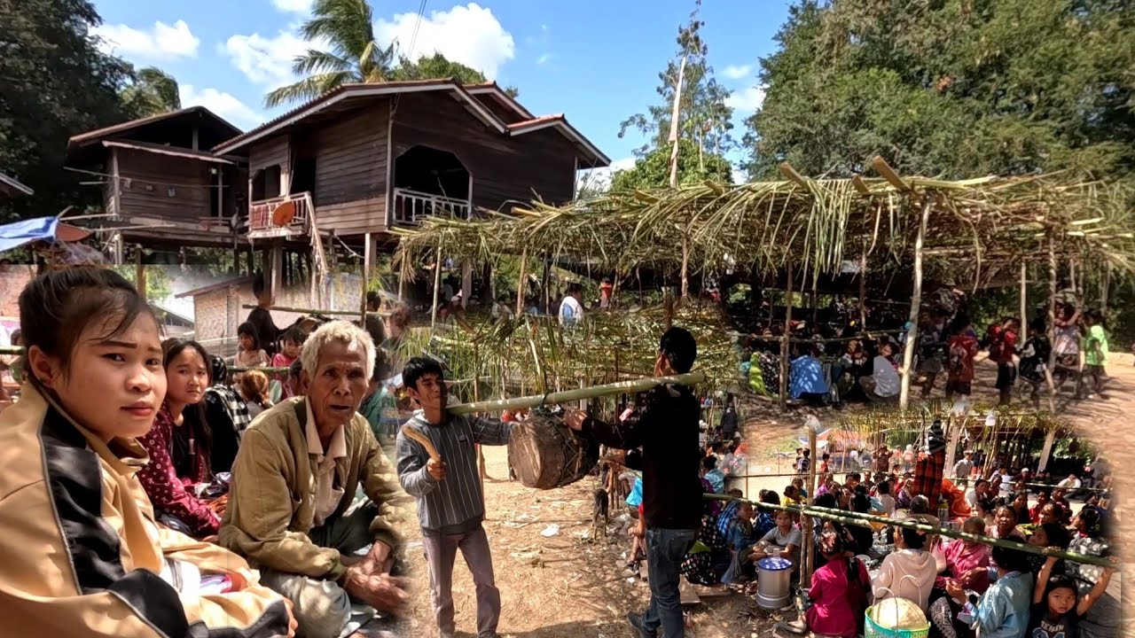 ງານລະປືບຂອງຊົນເຜົ່າບຣູ//งานละปีบของชนเผ่าบรู Dong Una