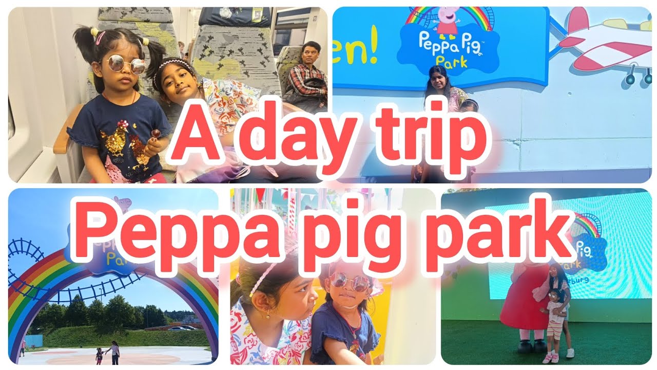 A day at Peppa pig park🥰🥰|Germany#telugu#peppapig#park#travel#germany#stuttgart#vlog#