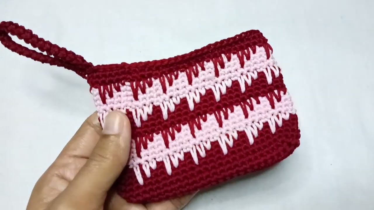 crochet tutorial / dompet koin rajut terbaru / easy for beginners