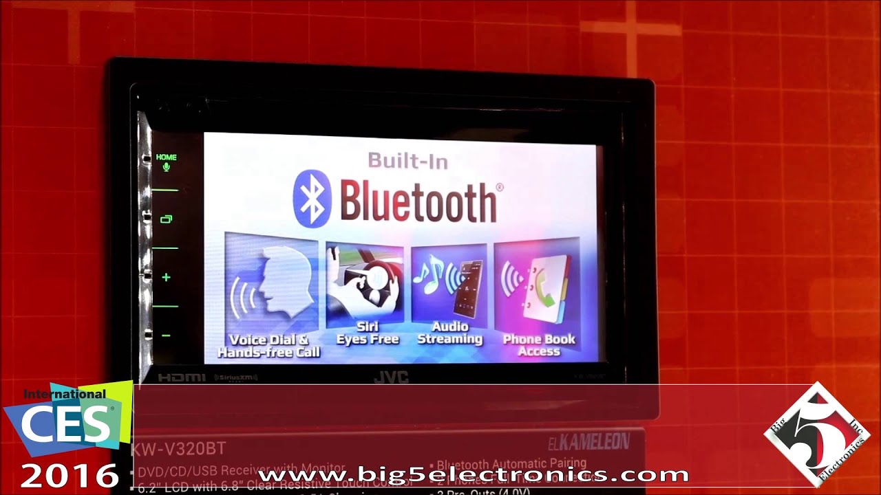 JVC KW V320BT & KW V820BT -  Big 5 Electronics