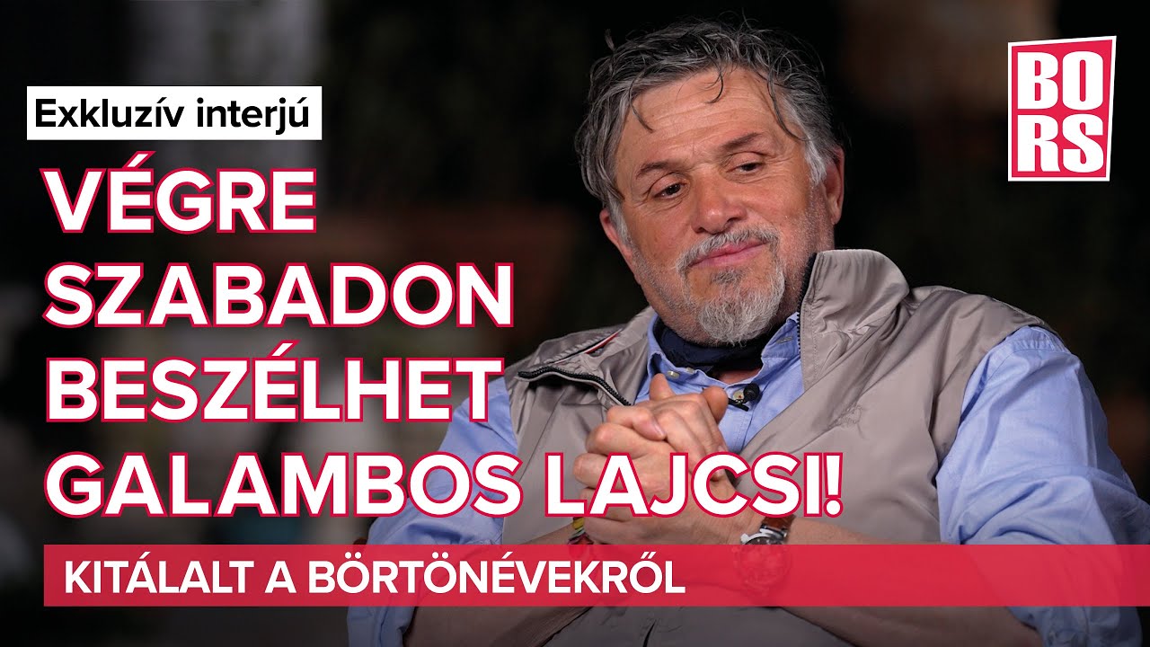 Exkluzív: Végre szabadon beszélhet Galambos Lajcsi! Kitálalt a börtönévekről