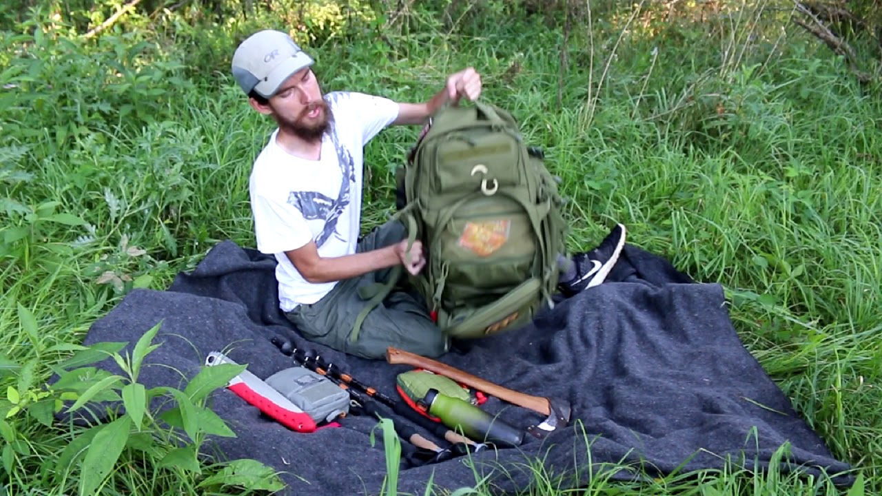 Bushcraft and Camping Loadout - Atlas 72 hour pack