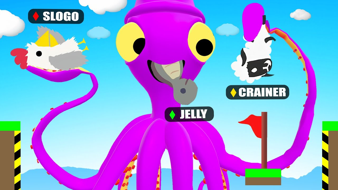 SQUID ISLAND + Ultimate Chicken Horse = CHAOS!