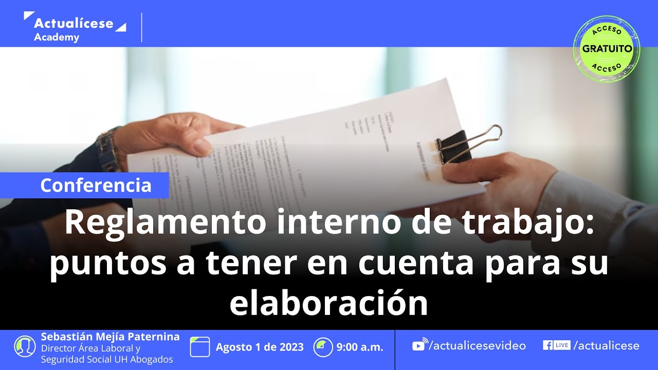 Reglamento interno de trabajo: puntos a tener en cuenta para su elaboración