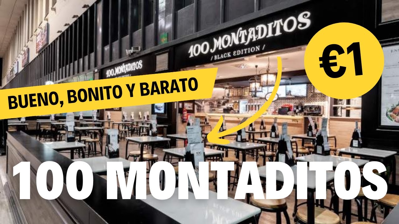Los 100 MONTADITOS: BUENO, BONITO Y BARATO