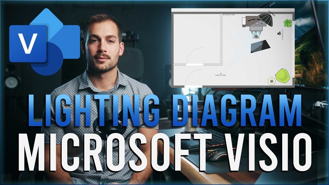 How to Make a Professional Lighting Diagram with Microsoft Visio | How to Use Microsoft Visio
