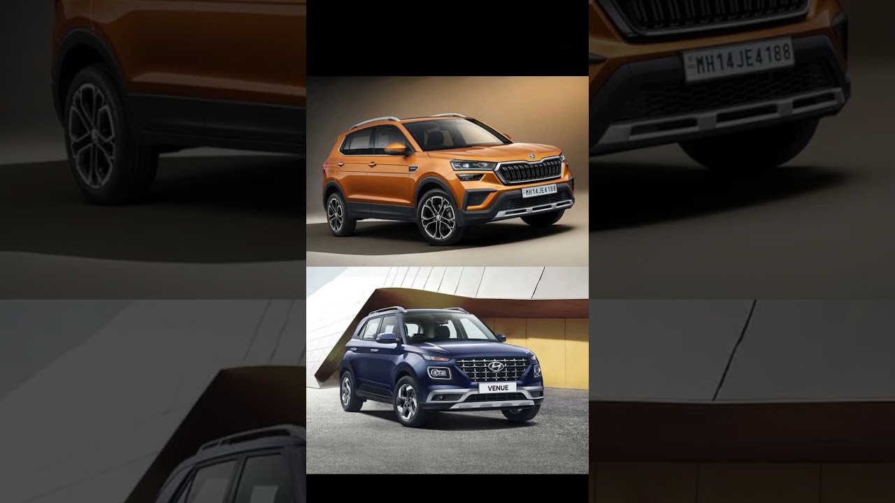 Skoda Kushaq Vs Hyundai Venue Looks #shorts #kushaq #venue
