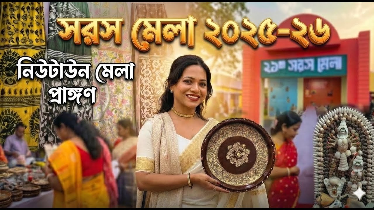 Saras Mela 2025-26 I  কলকাতায় শুরু হয়ে গেলো সরস মেলা ২০২৫ - ২০২৬ I ডিসেম্বরে পশ্চিমবঙ্গের সেরা মেলা