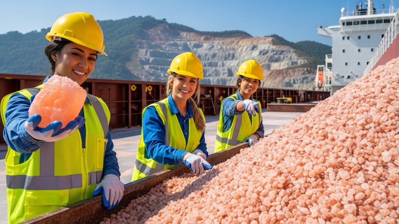 HOW Himalayan Pink Salt is MADE  Mega USA Factories Exploiting 250-Million-Year-Old Mountains