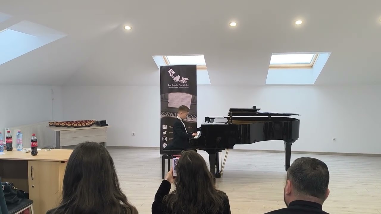 Primul concurs la pian! #MathiasZeca #emotii #piano 