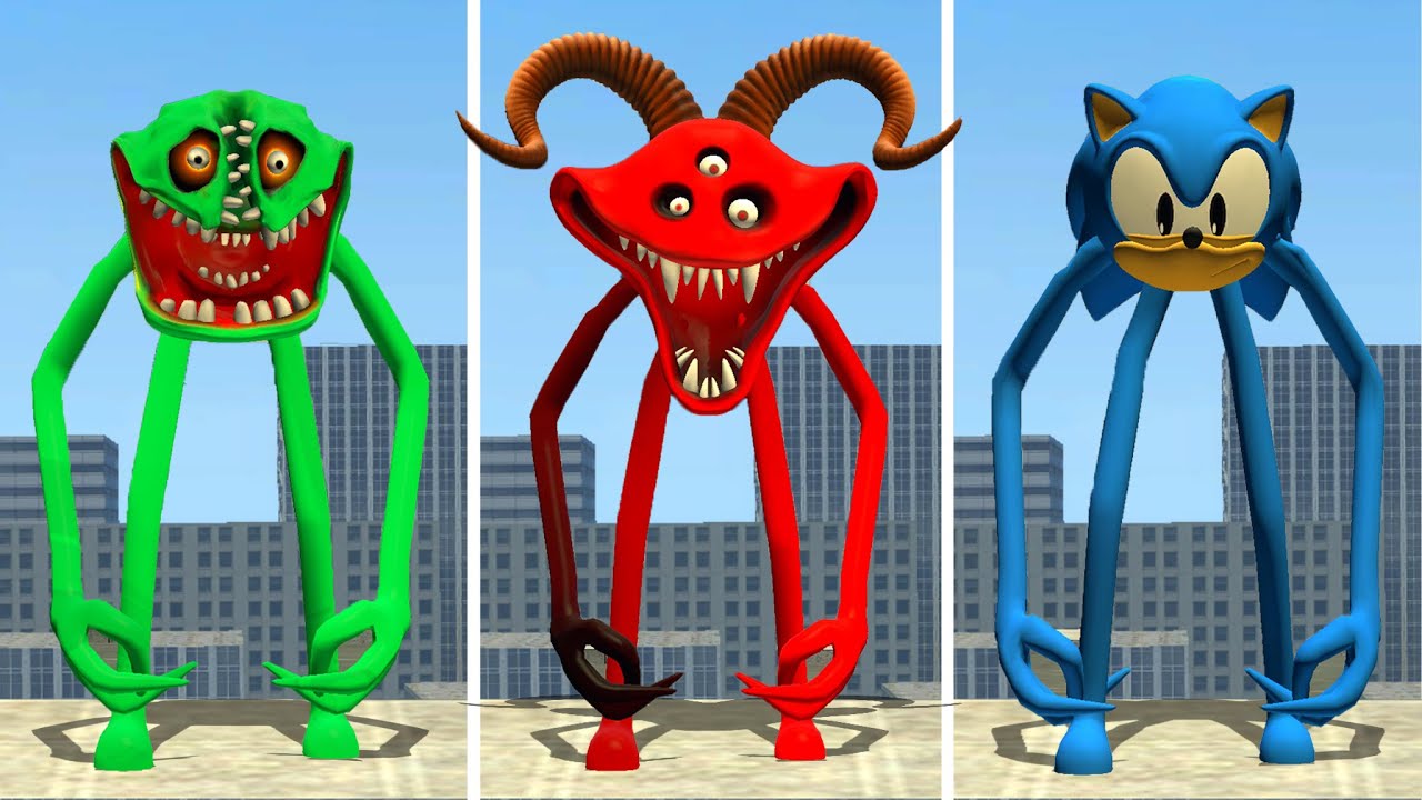 NEW SONIC CLASSIC INNYUME SMILEY'S VS HUNGRY SNAKE SMILEY'S VS HUNGRY WORM SMILEY'S in Garry's Mod!