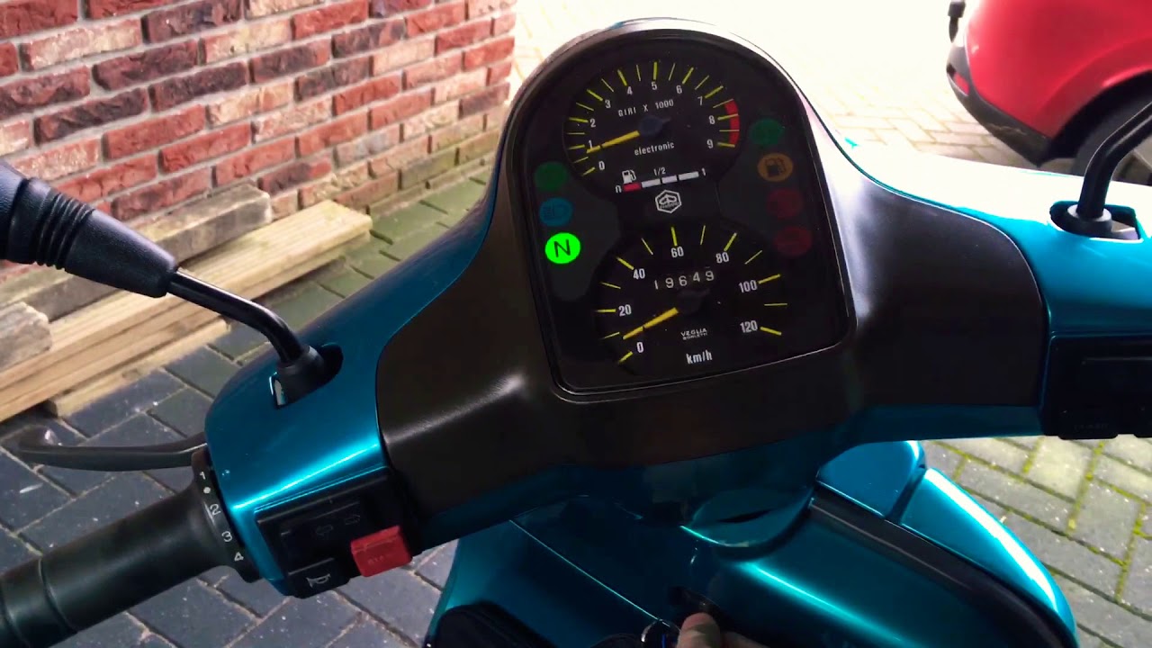 Vespa Cosa 200 GS coldstart