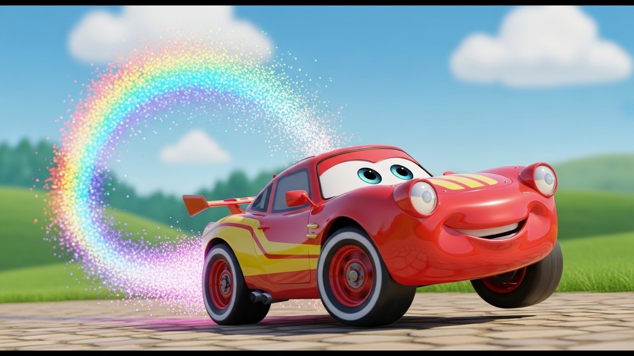 Vroom Vroom Goes the Little Car | Car Song for Toddlers | Nursery Rhymes