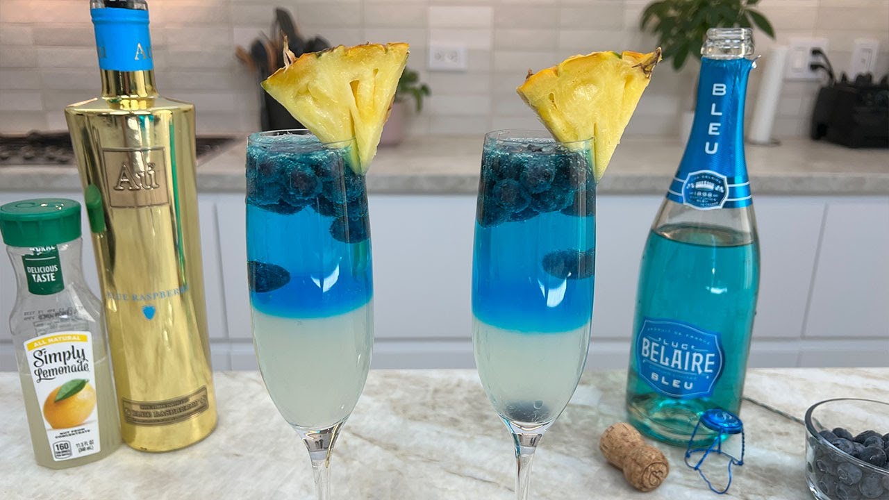 Blue Mimosa Delight