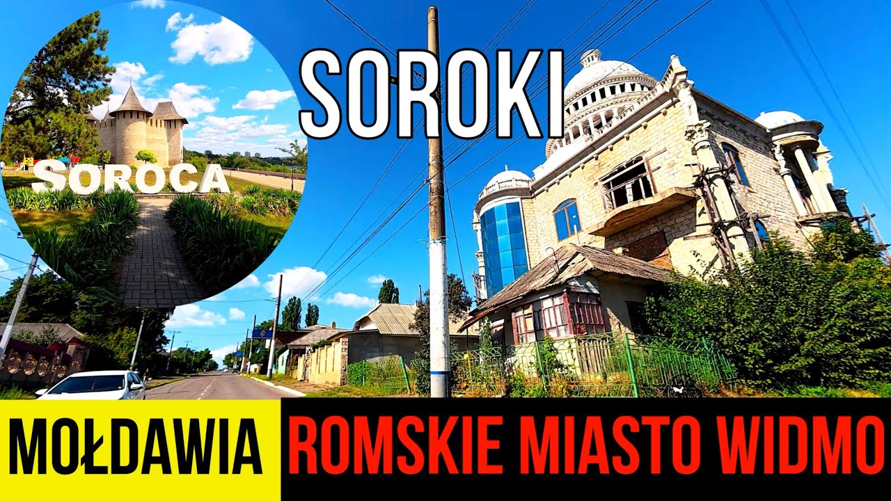 🇲🇩 Mołdawia - Soroki Cygańskie Wzgórze Widmo. Twierdza jeden z największych zabytków. Wakacje 2025