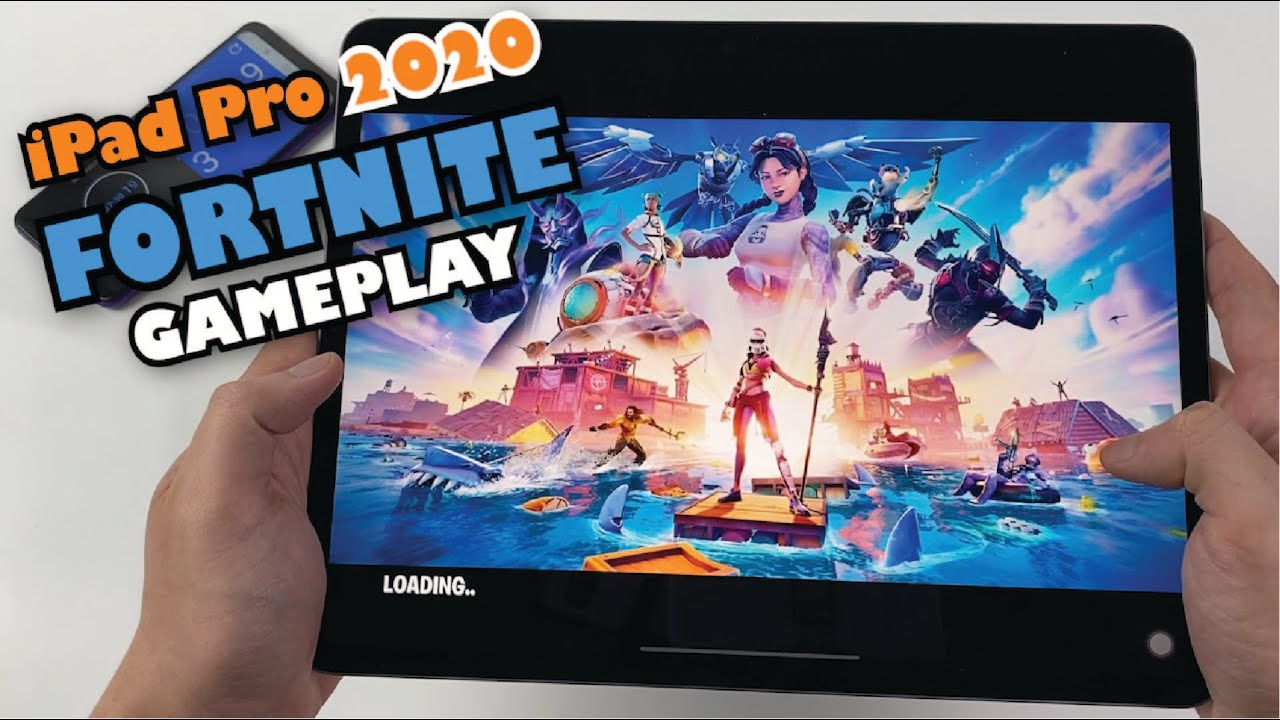 iPad Pro 2020 12.9 inch Fortnite Gameplay