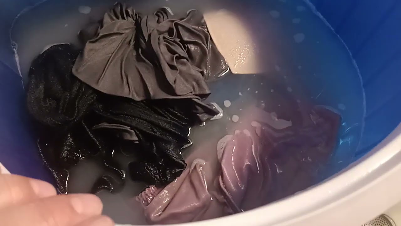 procedimiento de Lavado en Mini Lavadora Portátil.Vlog #9