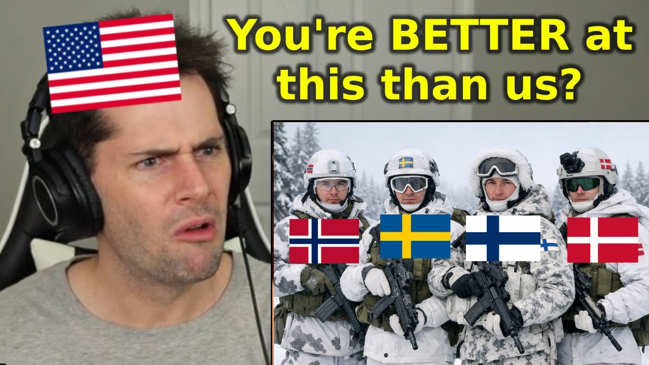 American React to Nordic Countries DOMINATING Winter Warfare