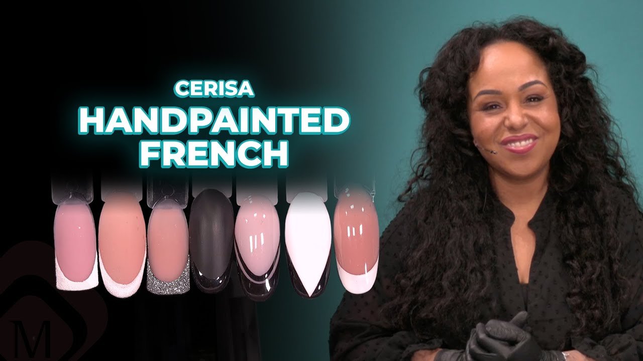 Handpainted French Manicure door Cerisa - Magnetic Online e-Workshop (8 maart 2021)