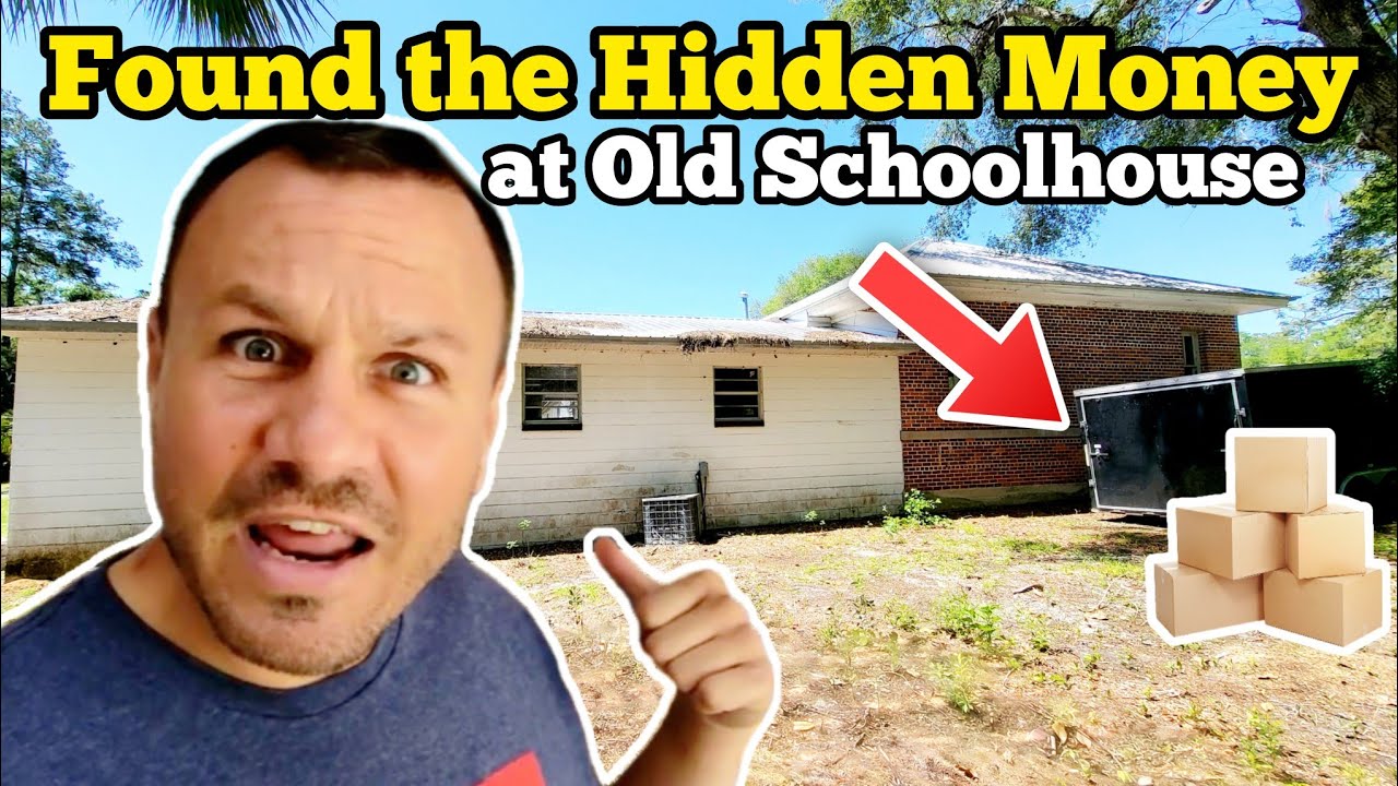 WE FOUND the HIDDEN MONEY STASH at the OLD SCHOOLHOUSE