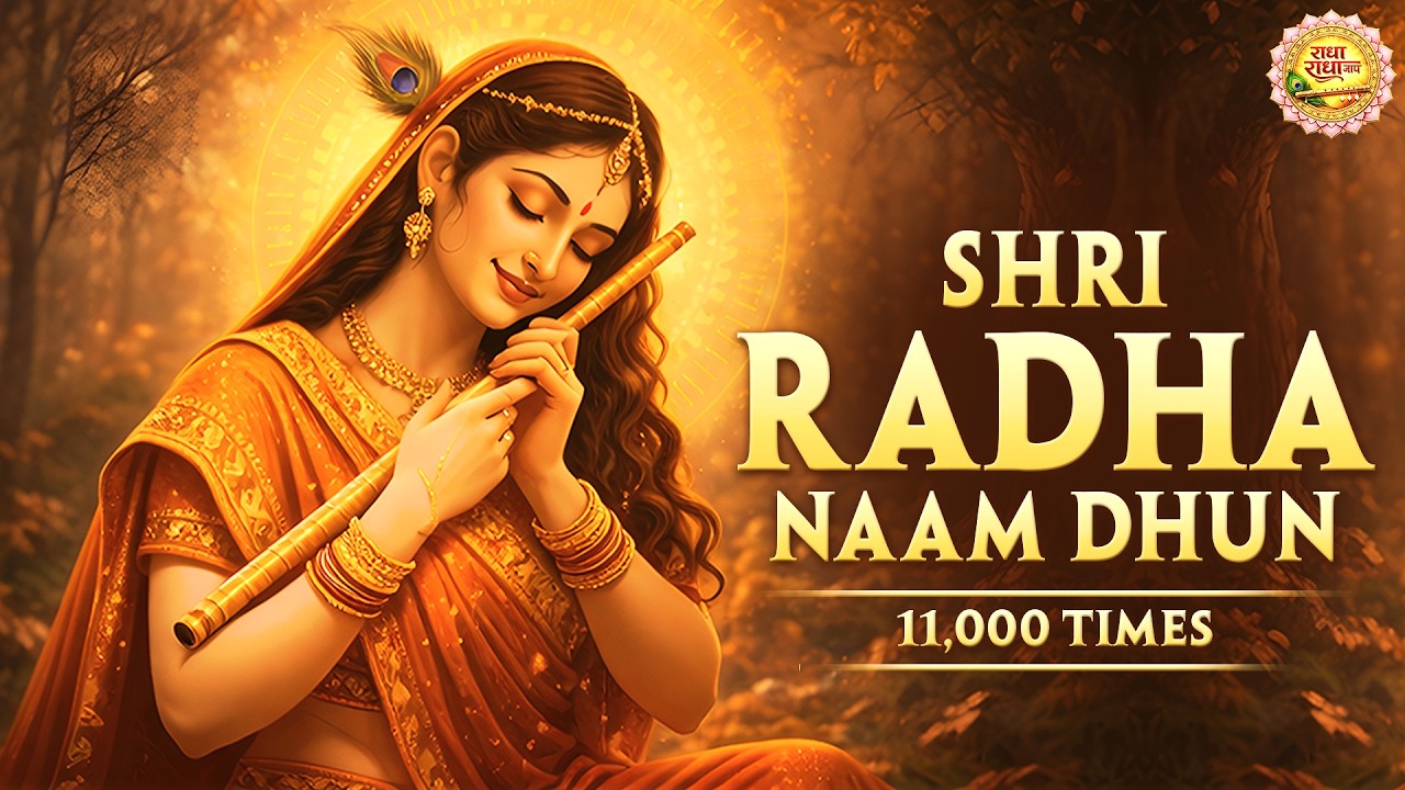 अखंड श्री राधा नाम जप 11000 Baar Shri Radha Naam Jaap 11000 Times Radha Naam Dhun | Peace Tunes