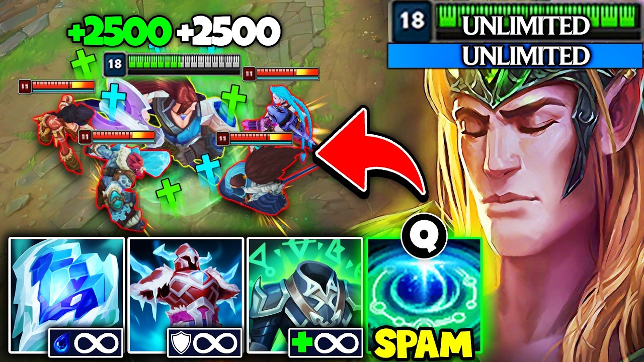 This Taric build gives you UNLIMITED healing and mana... (YOU CAN LITERALLY 1V5 THEM)
