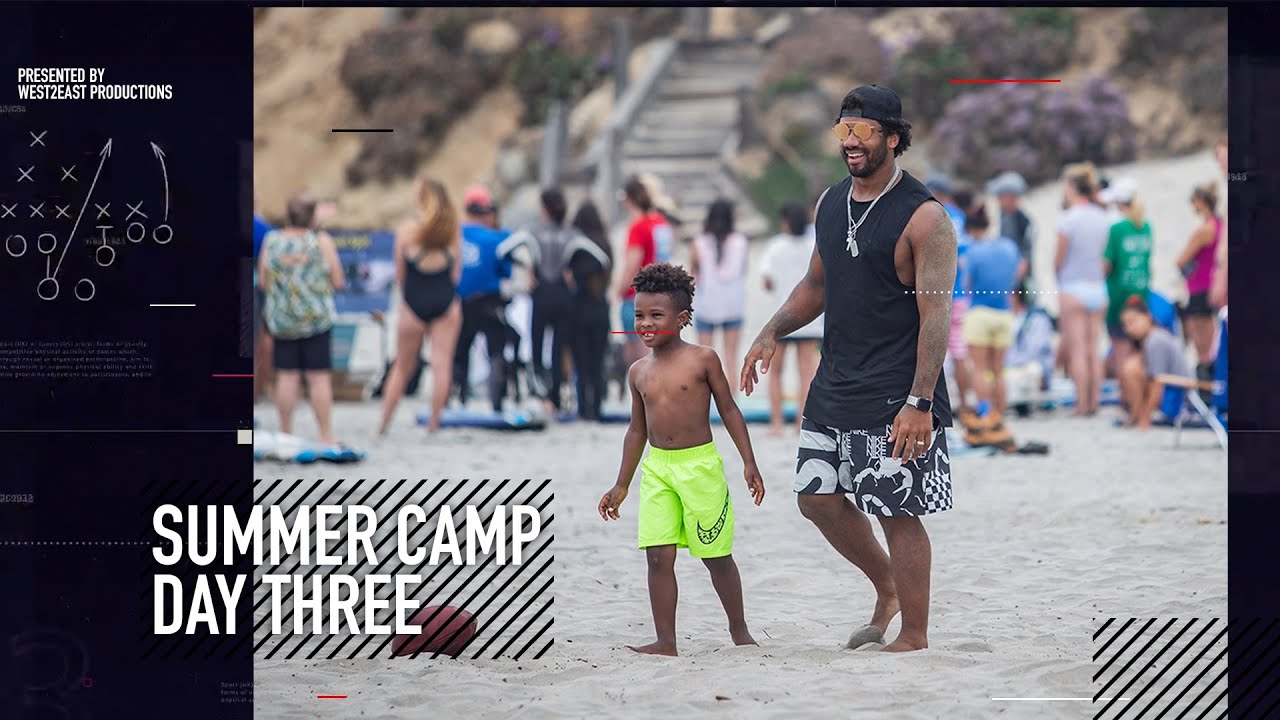 Baby Future Ballin' Out | Russell Wilson Seahawks Summer Camp Day Three