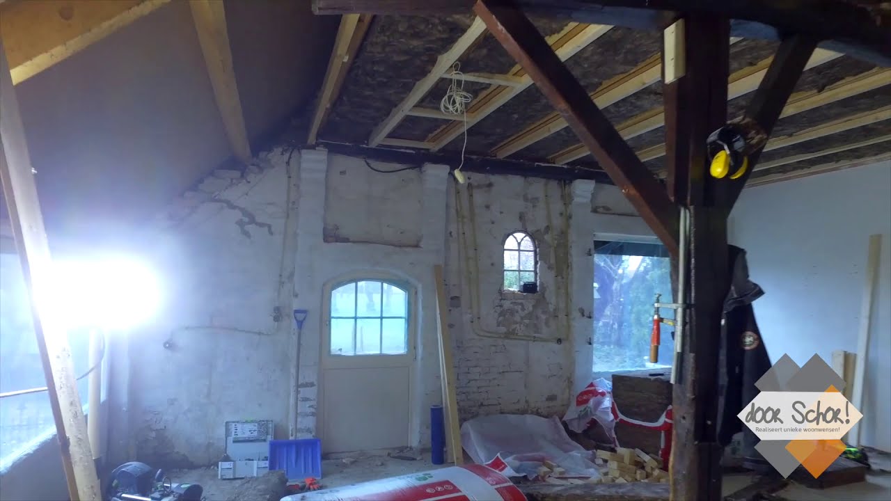 Binnenkijken bij de renovatie van een oude boerderij