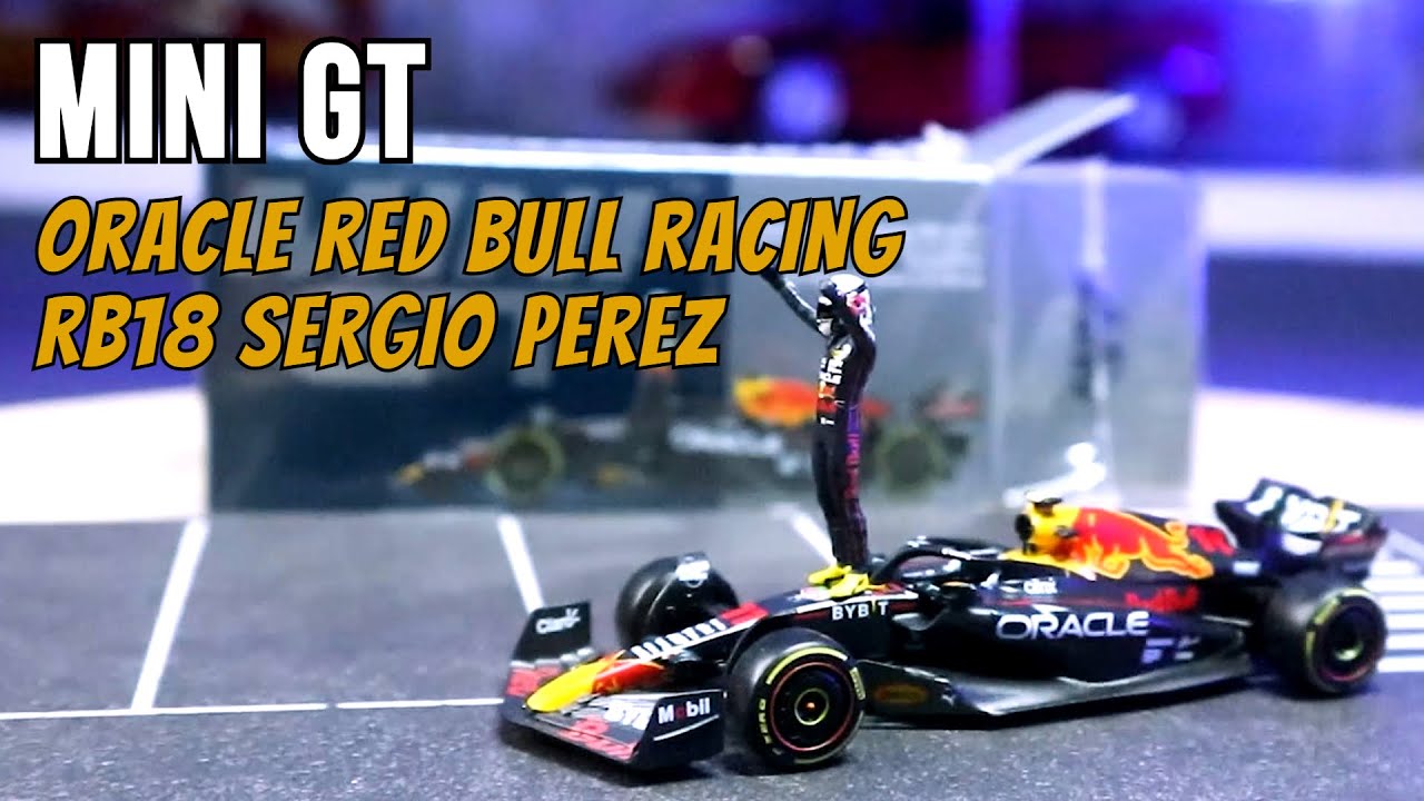 F1 TERBAIK DI MINI GT, DIECAST MINI GT ORACLE RED BULL RACING RB18 SERGIO PEREZ 2002 MONACO WINNER