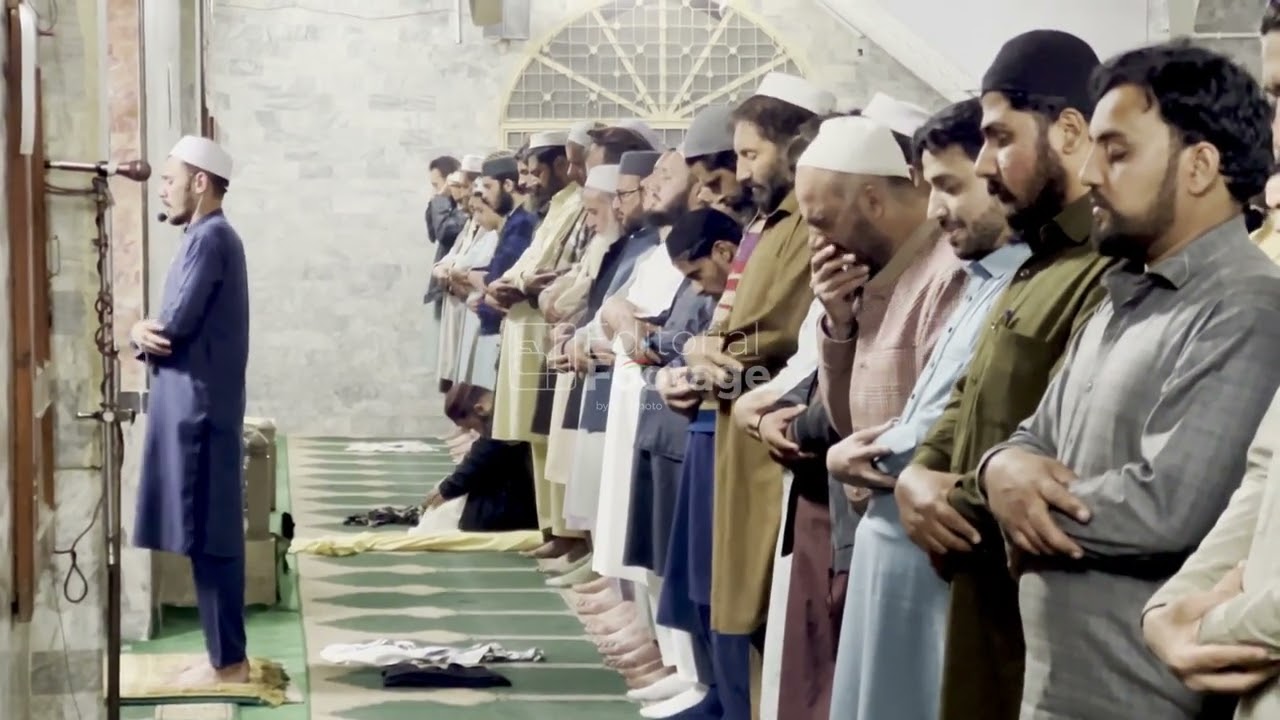 Tarawih evening prayer in Pakistan on the eve of Ramadan - 02/18/2026