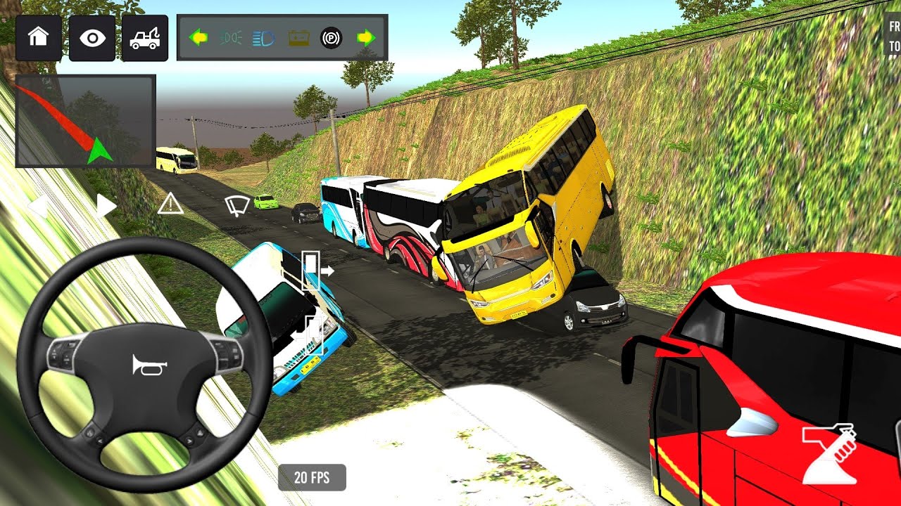 😱🤩Bus simulator indonesia ll new euro coach bus simulator indonesia ll NEW BUS SIMULATOR #simulator 