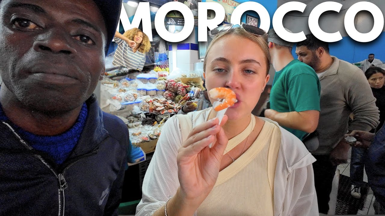 SEA URCHIN Feast at Morocco's Wildest Market 🇲🇦