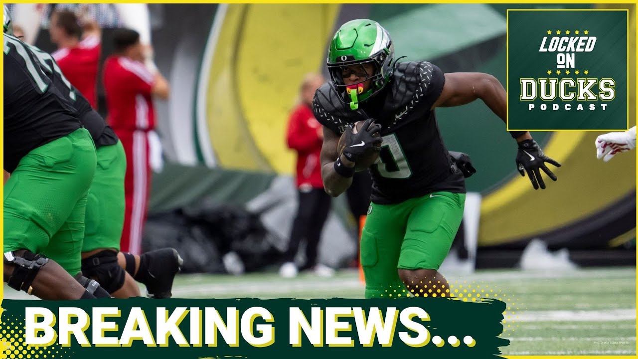 BREAKING NEWS: Oregon RB Jordon Davison Reportedly OUT vs Indiana in Peach Bowl Semifinal, Huge Blow